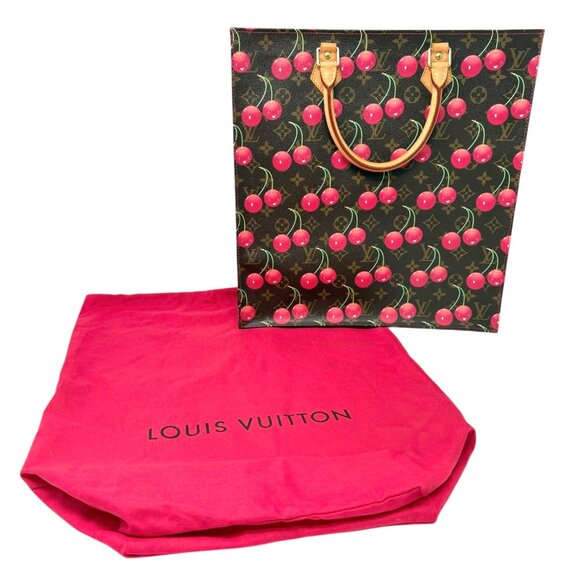 LOUIS VUITTON Vintage 2005 M95010 Monogram Cherry Bag Sac Plat Brown [106493] - Picture 4 of 15